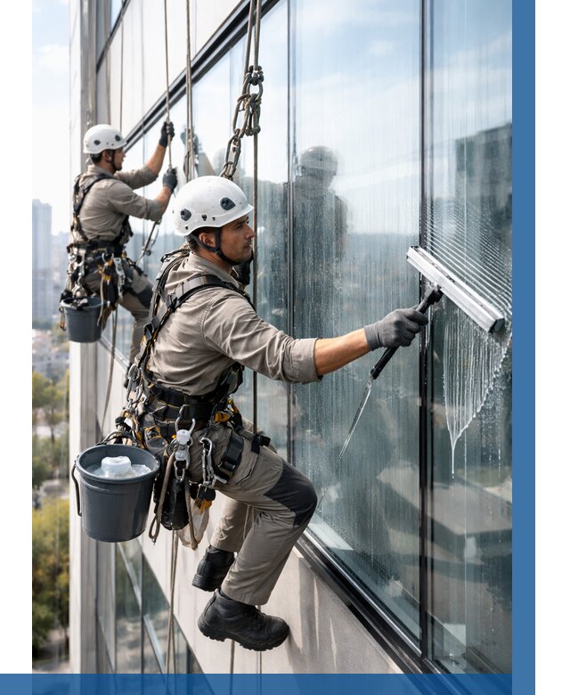 Мойка окон альпинистами в Тынде от 4625 р. | ВЫСОТНИК-Тнд