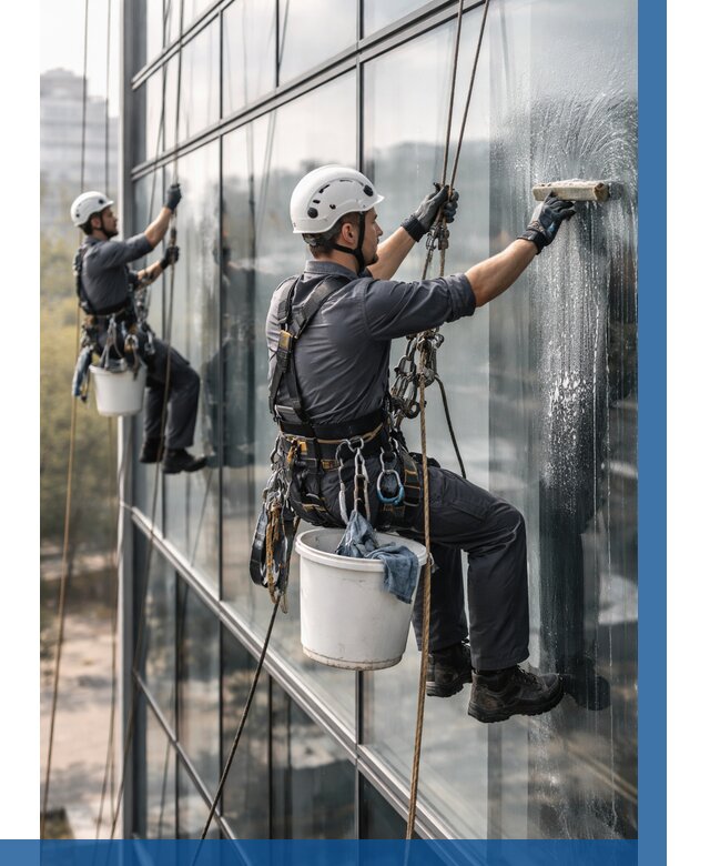 Мойка сплошного остекления в Тынде, заказать от 308 р.| ВЫСОТНИК-Тнд