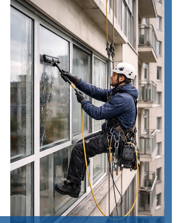 Мойка балконного остекления в Тынде от 3597 р. | ВЫСОТНИК-Тнд