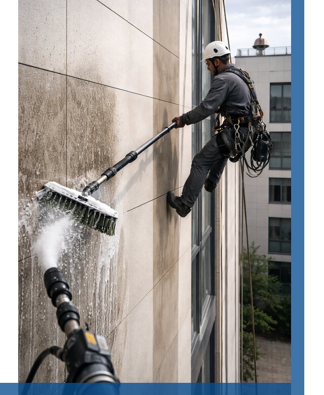 Мойка фасада из керамогранита в Тынде от 308 р. | ВЫСОТНИК-Тнд