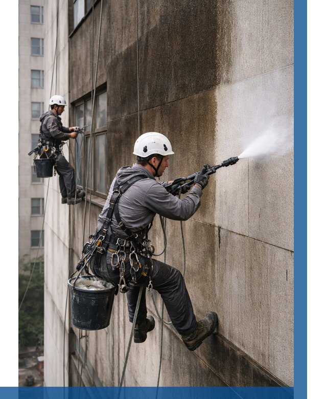 Очистка фасада от копоти в Тынде от 257 р. | ВЫСОТНИК-Тнд