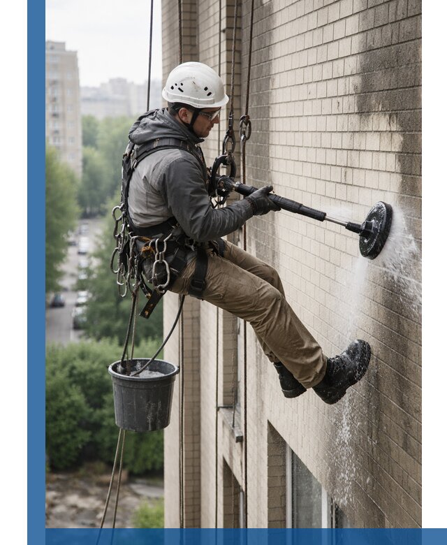 Очистка фасада от копоти в Тынде профессионально и безопасно