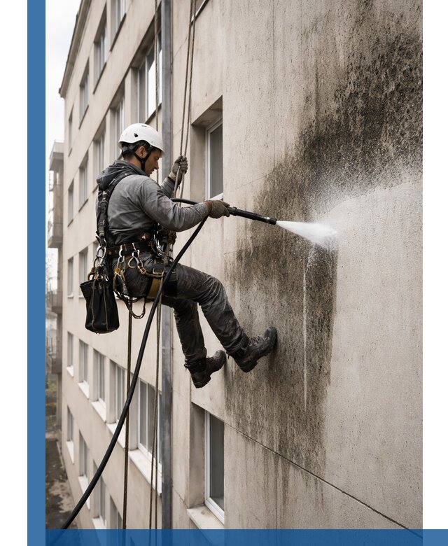 Профессиональная очистка фасадов от плесени в Тынде