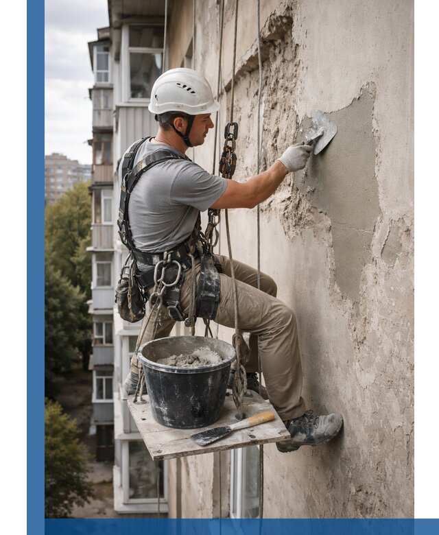 Восстановление фасадной штукатурки в Тынде с гарантией качества