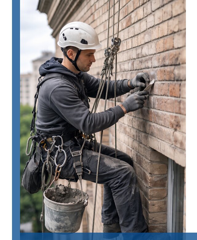 Качественный ремонт кирпичной кладки фасада в Тынде с гарантией