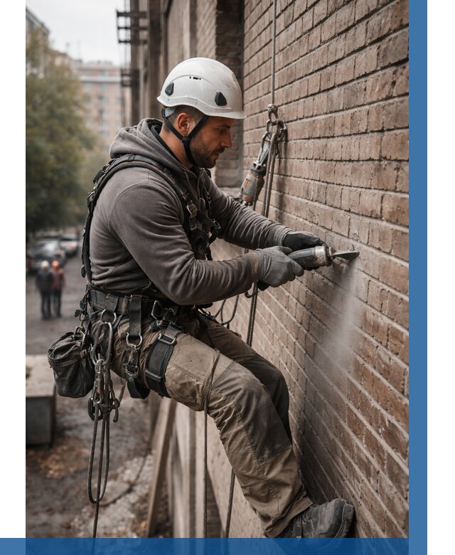 Расшивка кирпичных швов в Тынде от 617 р. | ВЫСОТНИК-Тнд