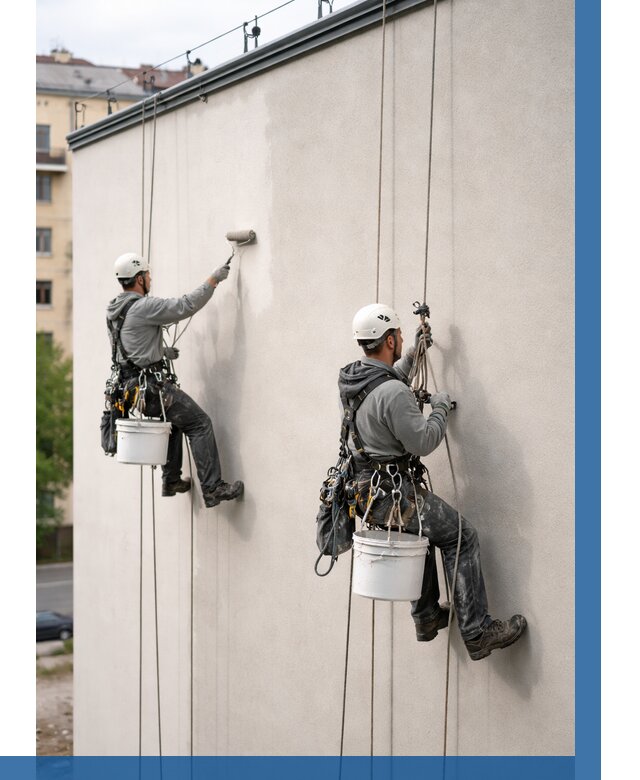 Покраска оштукатуренного фасада в Тынде от 329 р. | ВЫСОТНИК-Тнд