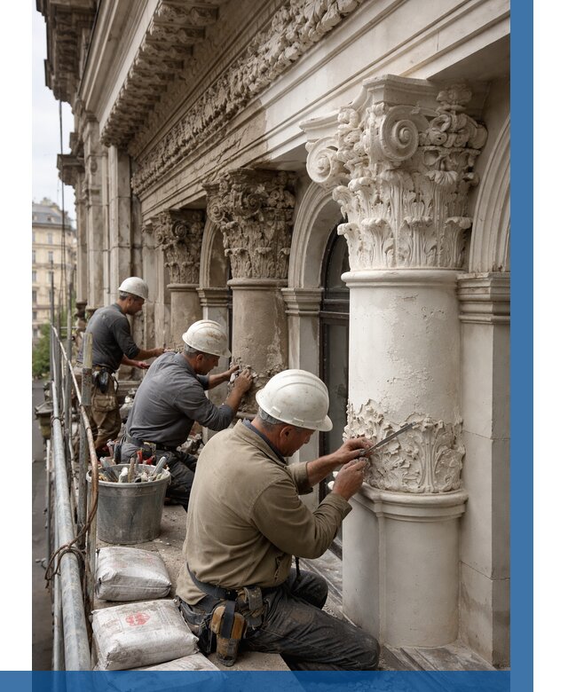 Реставрация фасадной лепнины в Тынде от 2569 р. | ВЫСОТНИК-Тнд