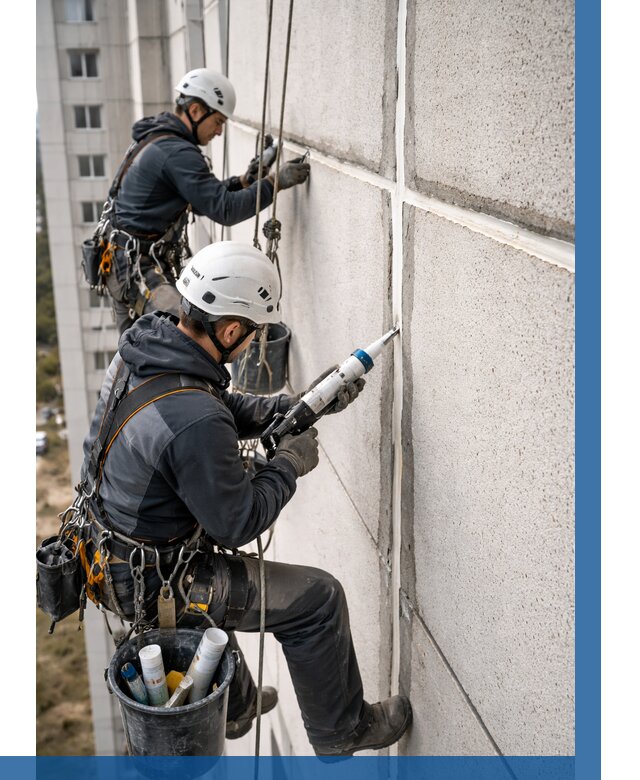 Герметизация межпанельных швов в Тынде от 719 р. | ВЫСОТНИК-Тнд