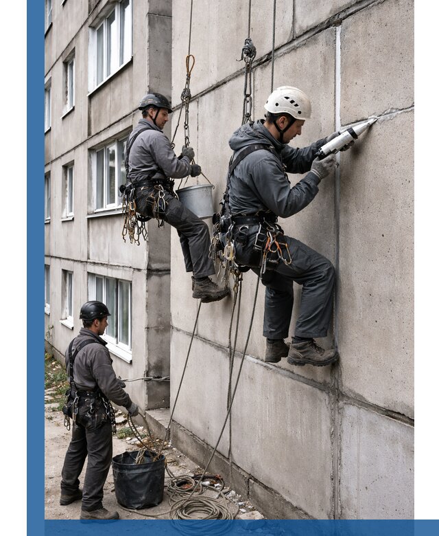 Герметизация межпанельных швов в Тынде с гарантией герметичности