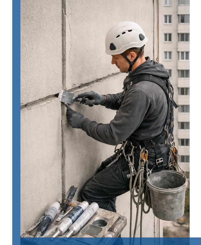 Ремонт межпанельных швов в Тынде герметизация и восстановление