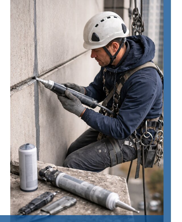 Вторичная герметизация швов в Тынде от 462 р. | ВЫСОТНИК-Тнд