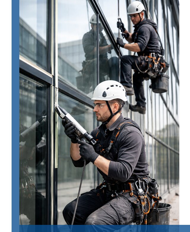 Герметизация витражных швов в Тынде для зданий и фасадов