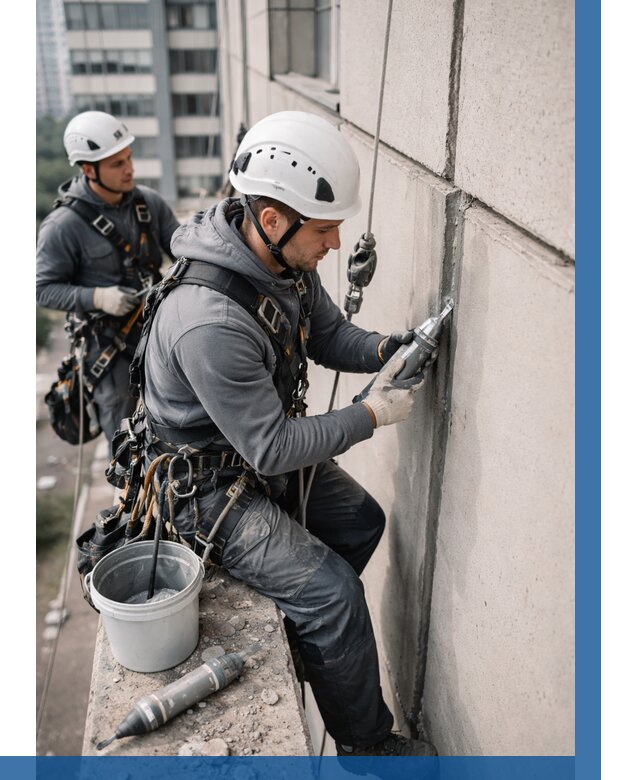 Ремонт деформационных швов здания в Тынде от 1028 р. | ВЫСОТНИК-Тнд