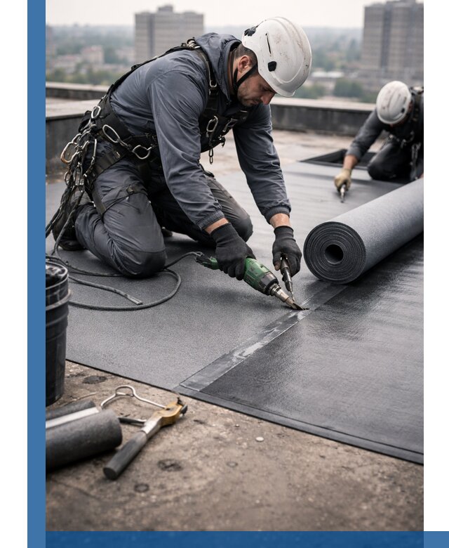 Ремонт мягкой кровли в Тынде с выездом промальпинистов