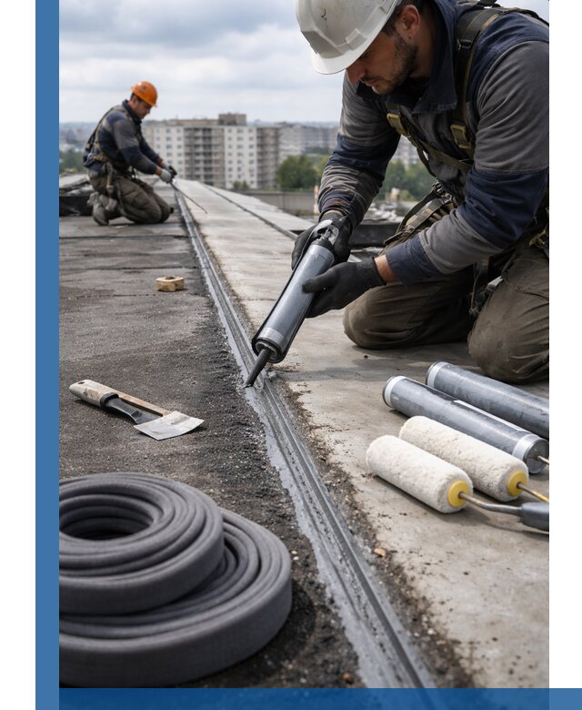 Герметизация швов кровли в Тынде с гарантией герметичности