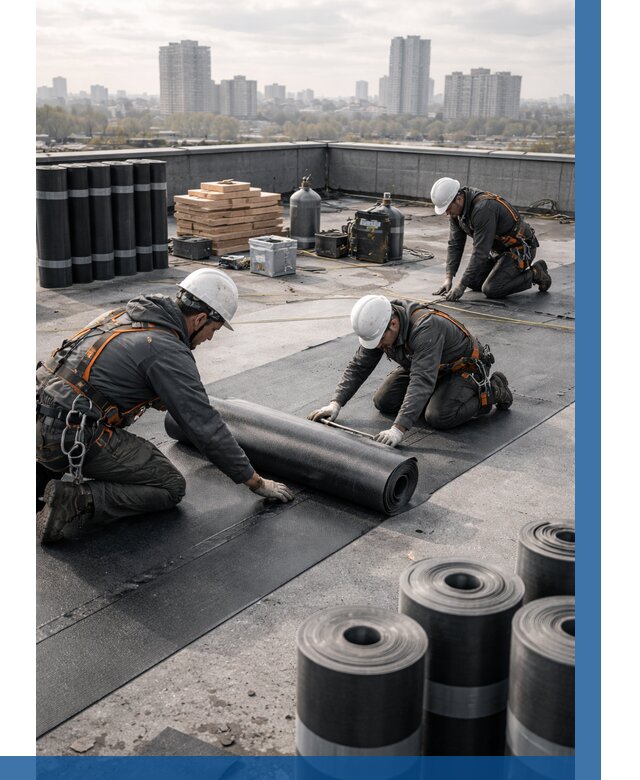 Монтаж мягкой кровли под ключ в Тынде от 462 р. | ВЫСОТНИК-Тнд