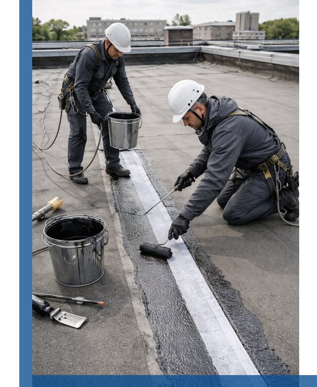 Гидроизоляция кровли мастикой в Тынде надежная защита