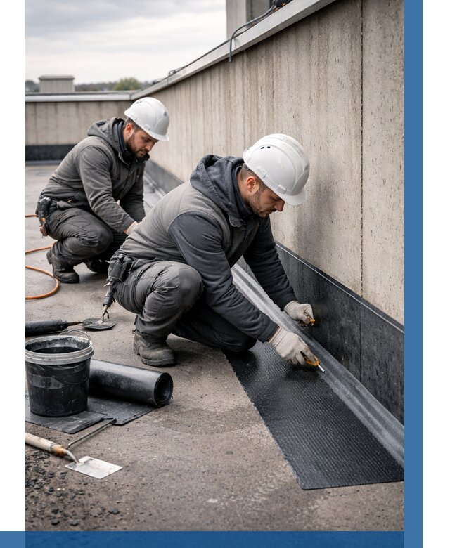 Гидроизоляция примыканий на кровле в Тынде от 925 р. | ВЫСОТНИК-Тнд