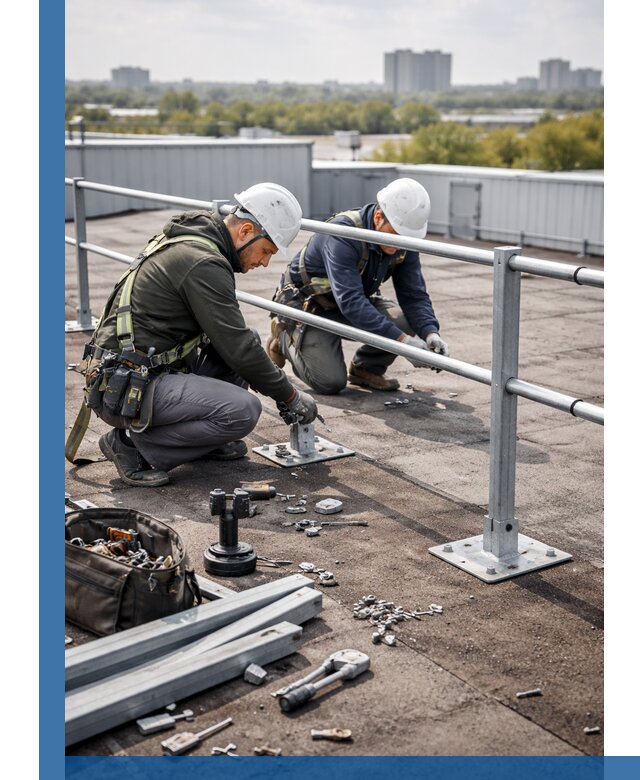 Монтаж кровельного ограждения в Тынде под ключ с гарантией