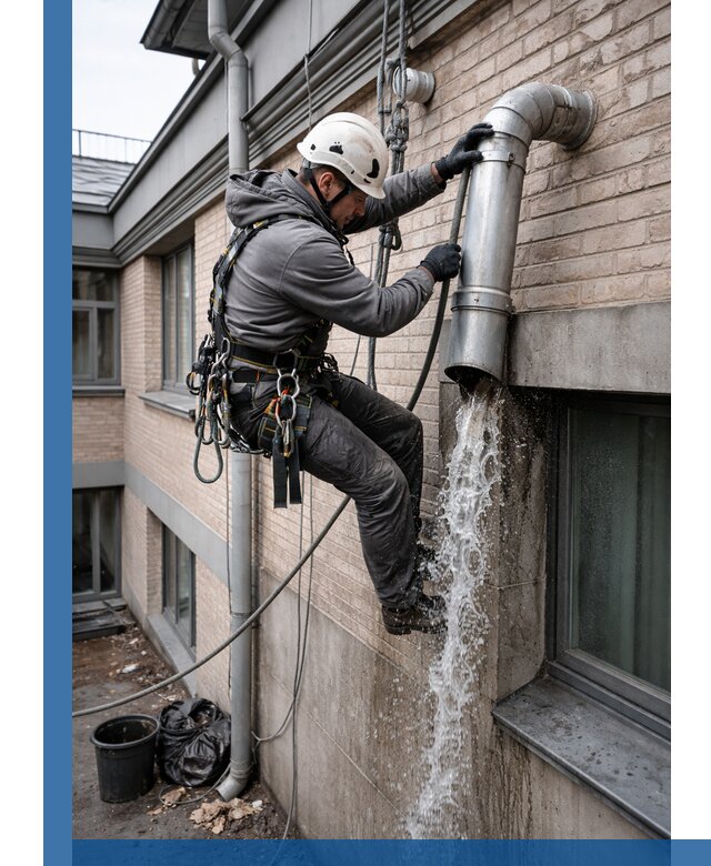 Профессиональная прочистка водосточных труб в Тынде с гарантией