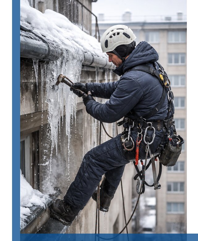 Удаление наледи и чистка водостоков в Тынде оперативно и безопасно