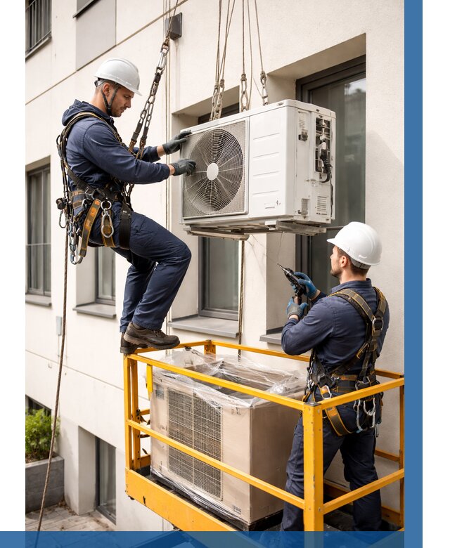 Демонтаж внешнего блока кондиционера в Тынде от 3597 р. | ВЫСОТНИК-Тнд