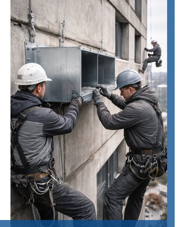 Монтаж вентиляционных коробов в Тынде от 3083 р. | ВЫСОТНИК-Тнд