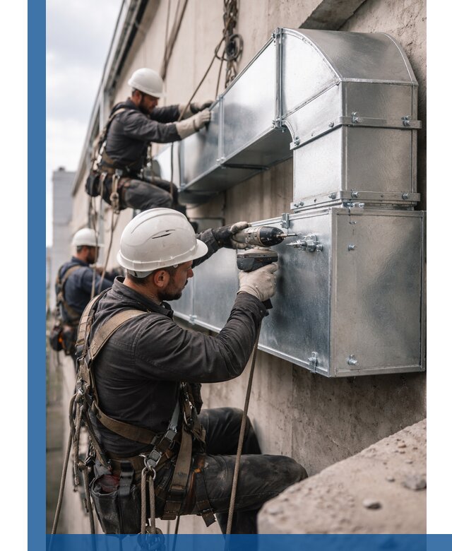 Профессиональный монтаж вентиляционных коробов в Тынде под ключ