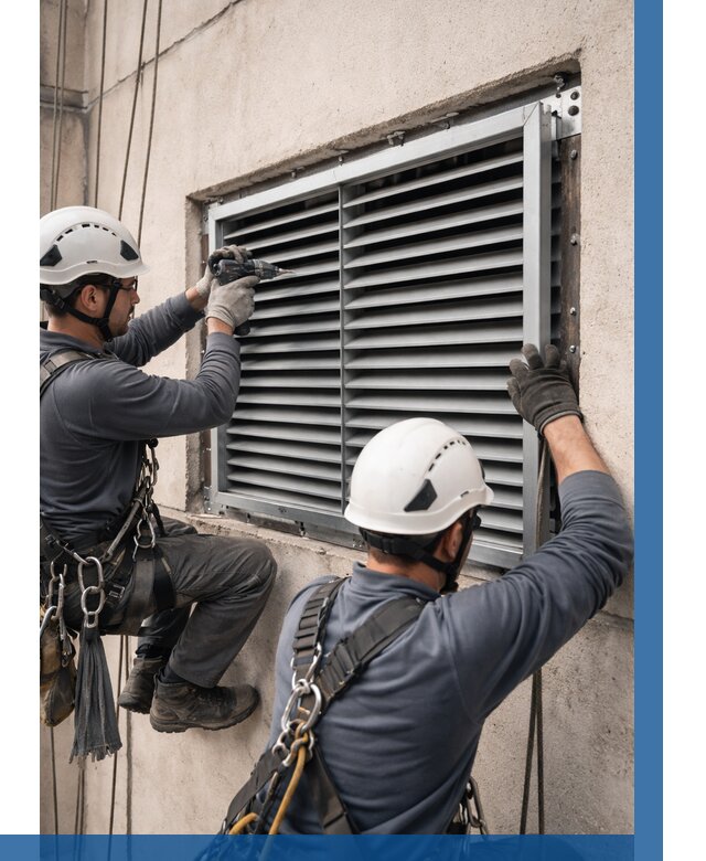 Монтаж вентиляционных решеток в Тынде от 4625 р. | ВЫСОТНИК-Тнд