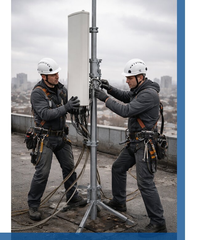 Монтаж антенн связи на крыше в Тынде от 8735 р. | ВЫСОТНИК-Тнд