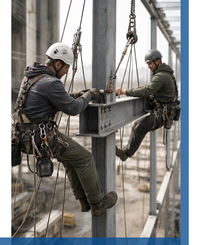 Монтаж металлоконструкций на высоте в Тынде от 3597 р. | ВЫСОТНИК-Тнд
