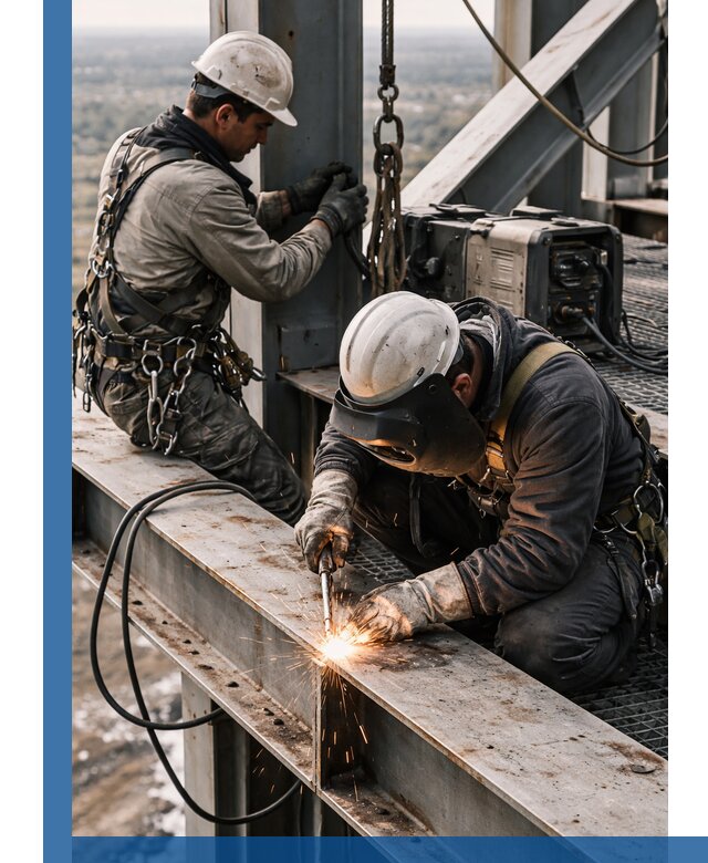 Высотные сварочные работы в Тынде для промышленных объектов