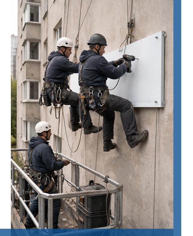 Монтаж табличек и указателей в Тынде от 3597 р. | ВЫСОТНИК-Тнд