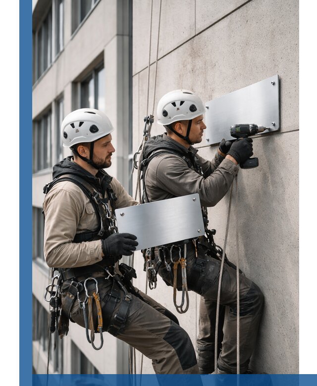 Монтаж табличек и указателей в Тынде для зданий и сооружений