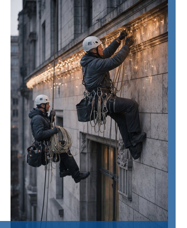 Монтаж новогодней иллюминации в Тынде от 8735 р. | ВЫСОТНИК-Тнд