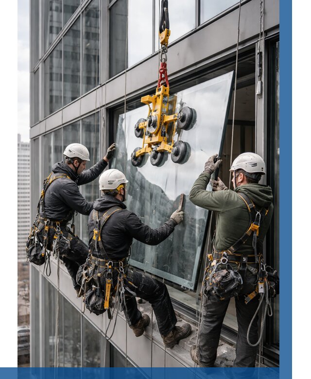 Фасадное остекление зданий под ключ в Тынде от 10277 р. | ВЫСОТНИК-Тнд