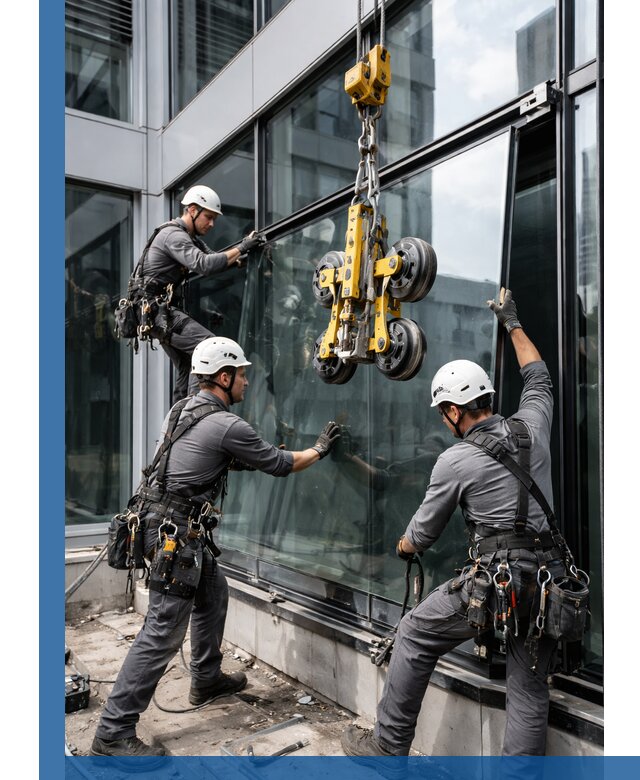 Структурное остекление фасадов в Тынде монтаж и обслуживание