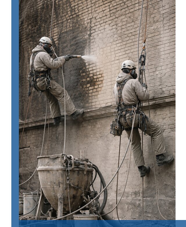 Пескоструйная очистка фасадов в Тынде профессионально