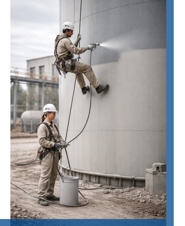 Покраска резервуаров в Тынде от 1233 р. | ВЫСОТНИК-Тнд — заказать