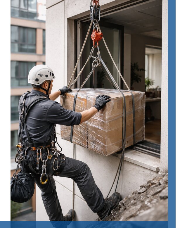 Подъем груза через окно в Тынде от 4625 р. | ВЫСОТНИК-Тнд