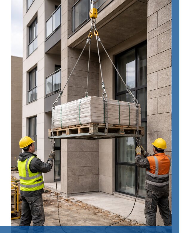 Подъем керамогранита на этаж в Тынде от 3597 р. | ВЫСОТНИК-Тнд