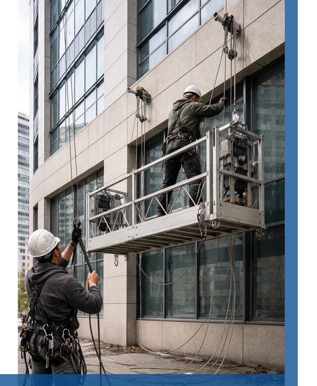 Монтаж и подъем фасадной люльки в Тынде от 12332 р. | ВЫСОТНИК-Тнд