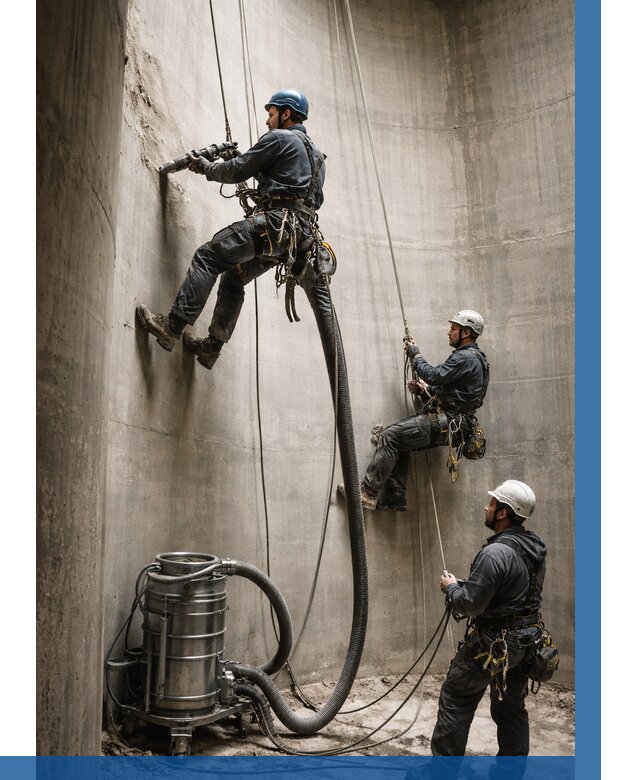 Зачистка силосов в Тынде от 4625 р. Договор и смета ВЫСОТНИК-Тнд