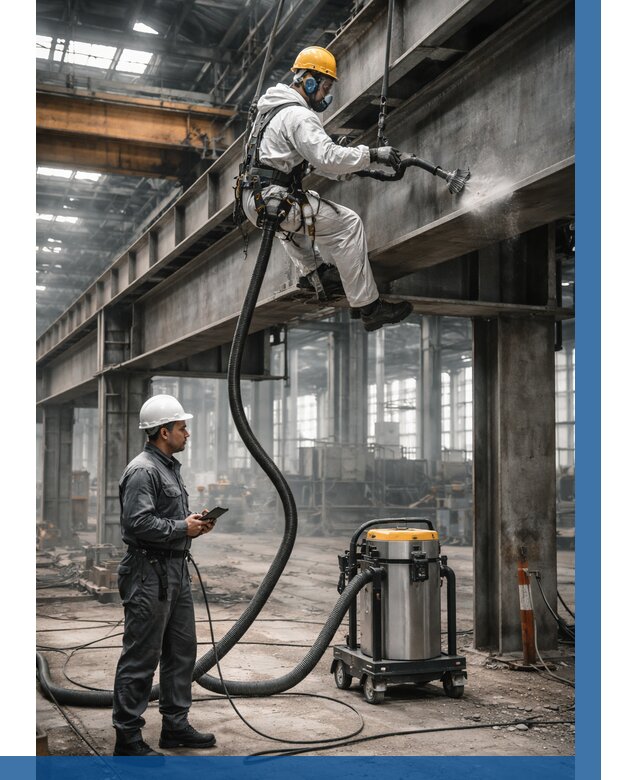 Обеспыливание конструкций в цехе в Тынде от 4316 р. | ВЫСОТНИК-Тнд