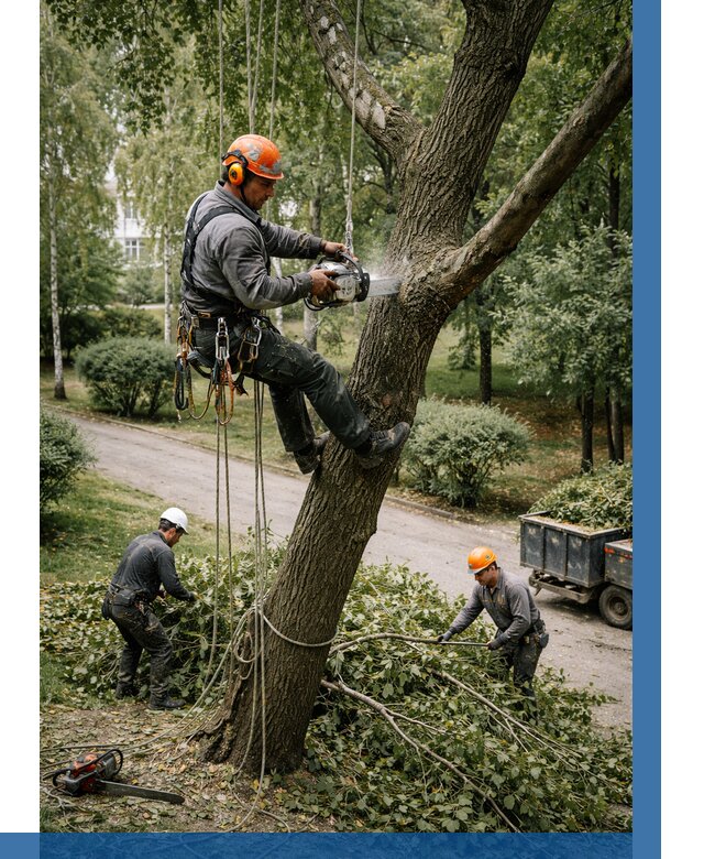 Кронирование деревьев в Тынде от 6680 р. | ВЫСОТНИК-Тнд