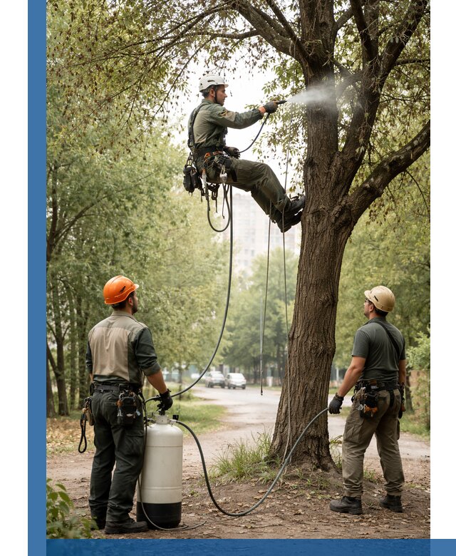 Обработка деревьев от вредителей в Тынде профессиональная защита