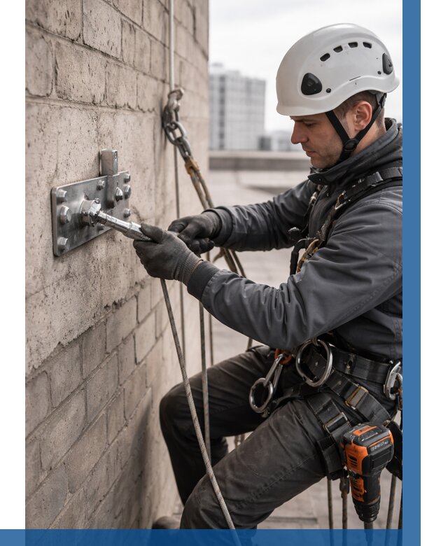 Установка анкерных точек в Тынде от 3597 р. | ВЫСОТНИК-Тнд