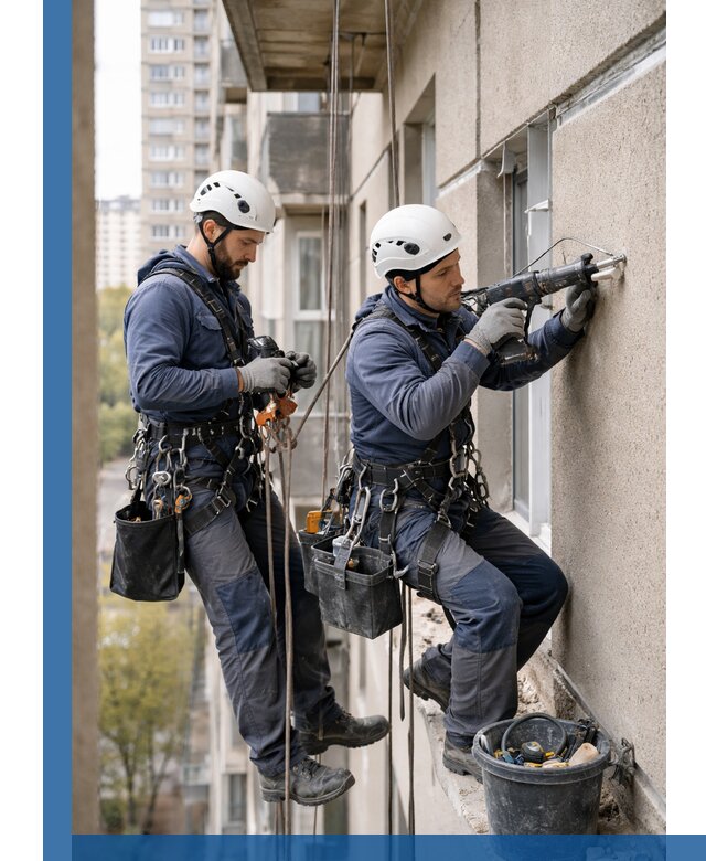 Промышленные альпинисты высотные работы и монтаж в Тынде